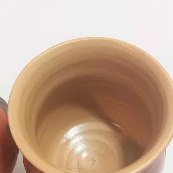 Handmade Artist Signed Studio Pottery 3.5" Mugs - Picture 8 of 16